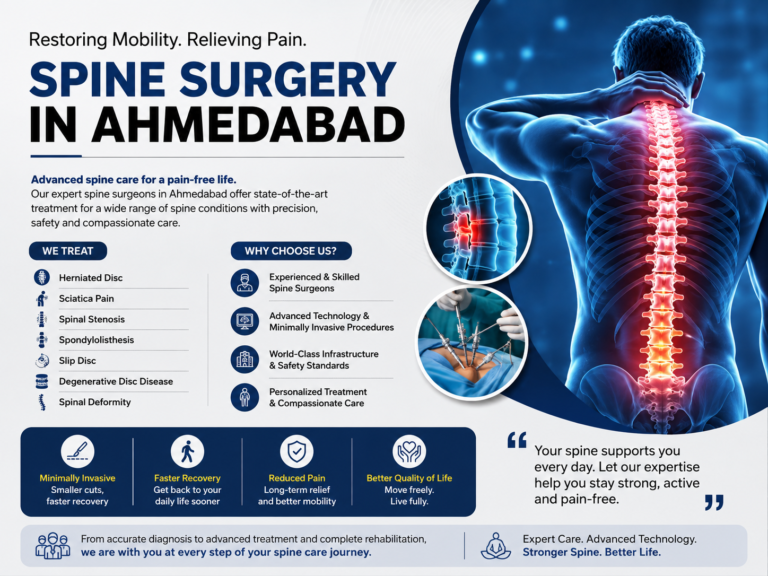 Spine Surgery in Ahmedabad – Complete Guide to Spine Treatment