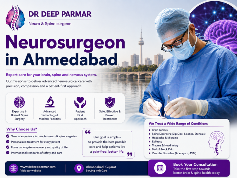 Neurosurgeon in Ahmedabad – Find the Right Brain and Spine Specialist