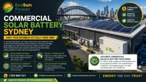 Commercial Solar Battery NSW – A Practical Guide for Businesses
