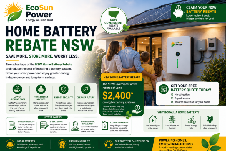 Home Battery Rebate NSW – A Guide to Current Battery Incentives