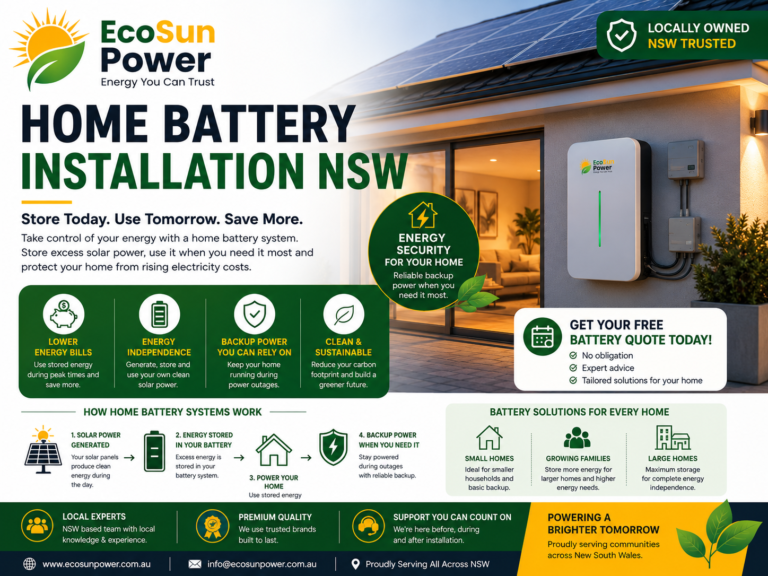 Home Battery Installation NSW – A Practical Guide for Homeowners