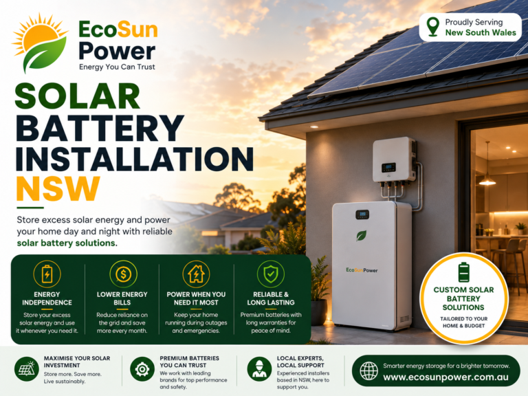 Solar Battery Installation NSW – A Practical Guide for Homeowners